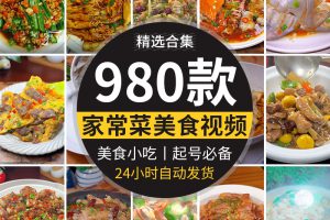 美食小吃甜品竖屏家常菜炒菜学做菜教程高清抖音自媒体短视频素材