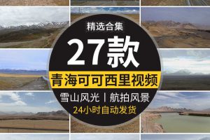 青海可可西里雪山自然保护区无人区牦牛野驴三江源玉珠峰视频素材