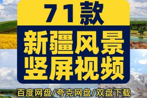 竖屏航拍新疆旅游风景大草原高原沙漠自然风光高清景色短视频素材