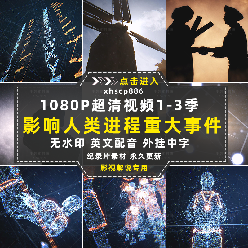 历史人文纪录片影响人类进程事件1-3季自媒体抖音视频剪辑素材插图