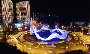 武汉光谷超美夜景短视频素材