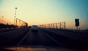 立交桥开车视频素材