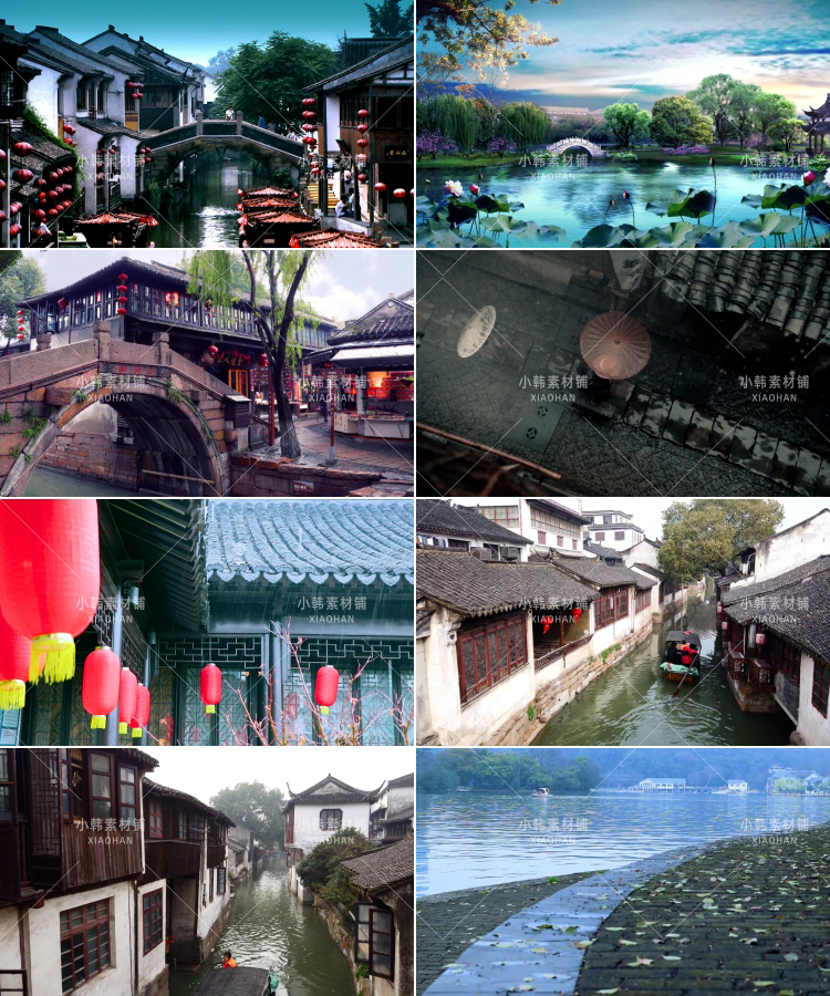 江南水乡风景横版高清抖音自媒体pr剪辑背景视频素材插图12