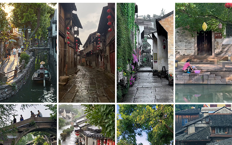 江南水乡水巷街道古镇古风古朴唯美意境建筑实拍旅游风景视频素材插图13
