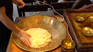 夜市特色美食街边小吃视频素材