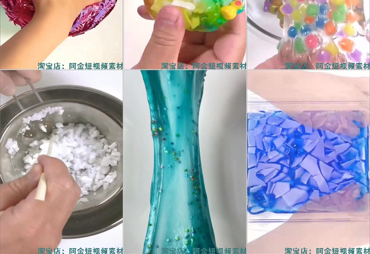 史莱姆水晶泥气泡助眠高清竖屏国外手工解压视频小说推文素材引流插图10