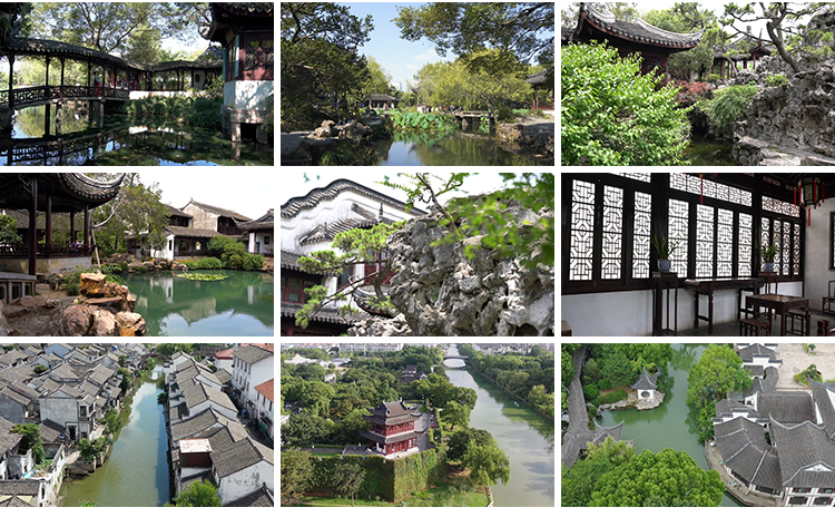 苏州园林古镇建筑古朴房屋凉亭湖水巷古典景色旅游景区短视频素材插图11