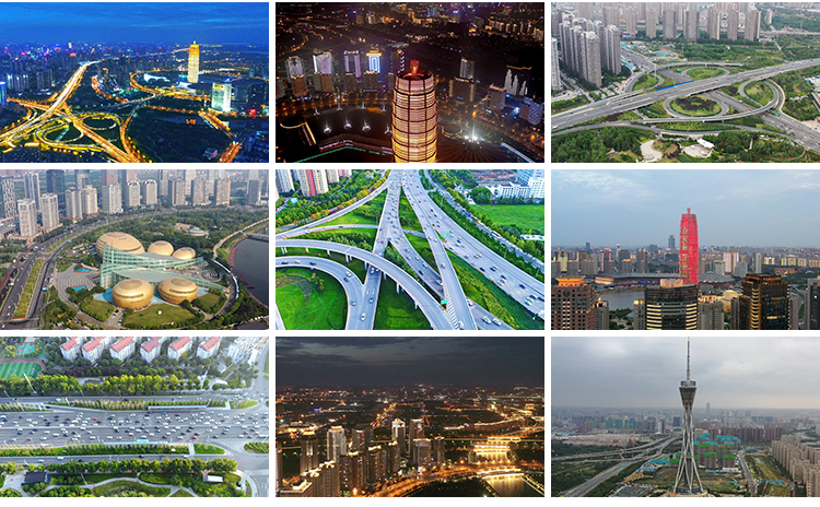 河南郑州城市建筑航拍地标延时CBD夜景风光天际线立交桥视频素材插图12