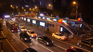 晚高峰道路车流视频素材