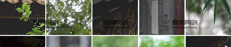 竖版竖屏禅意古风寺庙屋檐下雨天雨水滴落禅意佛系清新短视频素材插图9