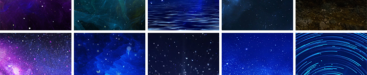 唯美星空浩瀚宇宙星云粒子夜空太空蓝色竖屏竖版直播背景视频素材插图9
