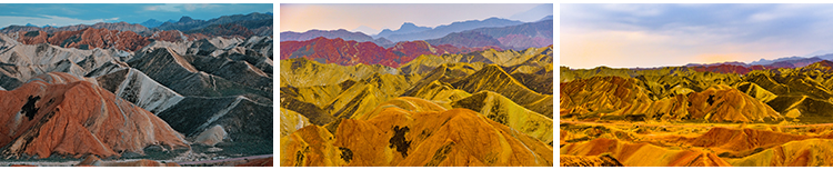 甘肃大西北张掖七彩丹霞地貌地质公园自然风景区景观JPG图片素材插图9