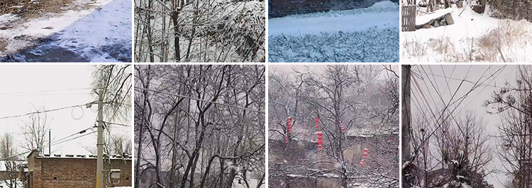 竖版竖屏乡村冬季冬天雪景下雪农村怀旧唯美治愈系抖音短视频素材插图6