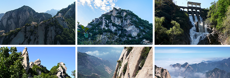 陕西华山西岳自然风景旅游景点云海山峰峻岭险峰航拍风光视频素材插图6