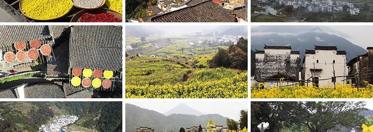 江西婺源篁岭古建筑村落夜景乡村旅游农田古村落航拍风光视频素材插图6