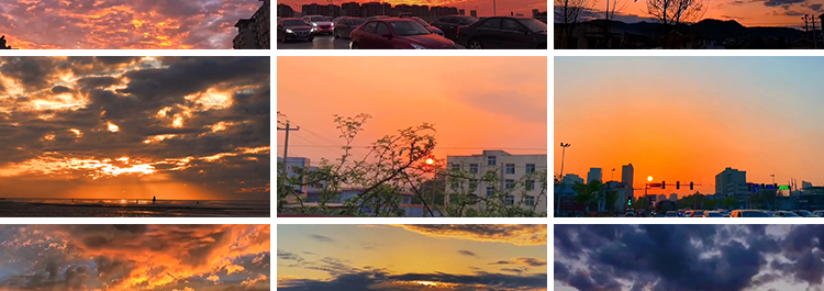 唯美天空治愈系夕阳晚霞日出日落黄昏云彩变幻流动抖音短视频素材插图6