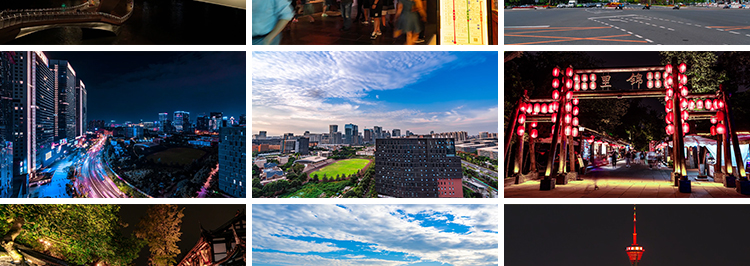四川成都城市建筑车流夜景风光旅游风景点地标宣传片航拍视频素材插图6