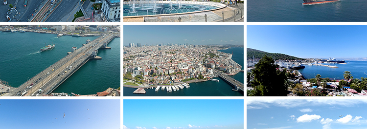 土耳其伊斯坦布尔旅游景点城市建筑卡帕多西亚热气球航拍视频素材插图6
