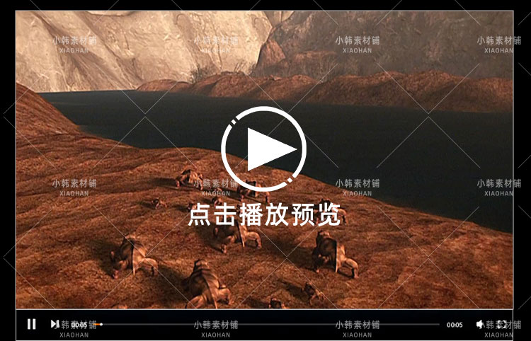 探索频道古生物纪录片动物的末日中视频自媒体解说高清视频素材插图5
