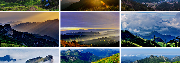 绿水青山山脉山峰山丘山顶山川草地自然风景合成背景宽屏图片素材插图6