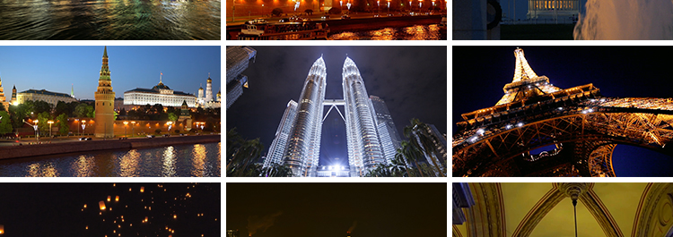 国外夜景城市夜晚人流车延时航拍俯拍高楼大厦街头交通短视频素材插图6