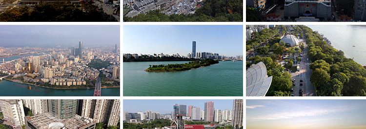 柳州城市地标建筑航拍延时大桥夜景宣传旅游景点CBD高清视频素材插图6