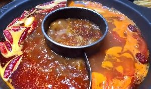 鸳鸯火锅各式配菜视频素材