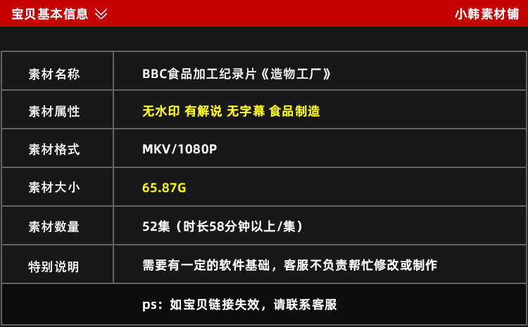 BBC食品加工纪录片造物工厂1080P自媒体电影解说抖音短视频素材插图2