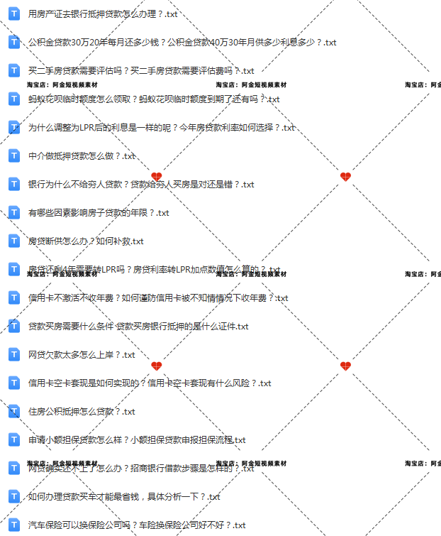 贷款知识科普抵押信用房车小额贷抖音短视频素材文案口播话术脚本插图2