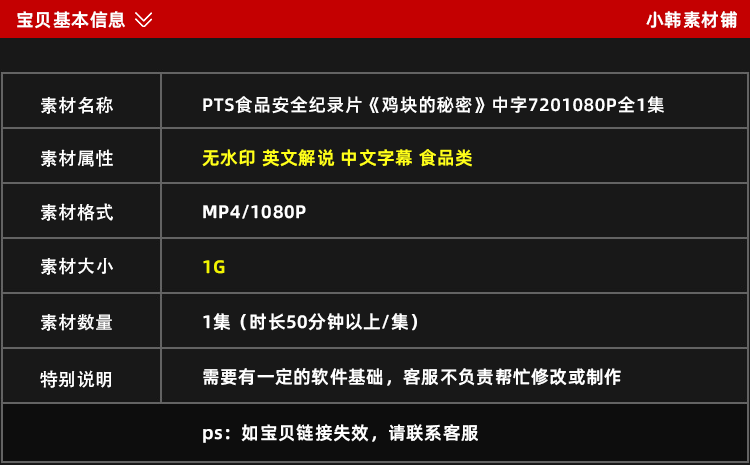 PTS食品安全纪录片鸡块的秘密中视频自媒体解说高清剪辑视频素材插图2