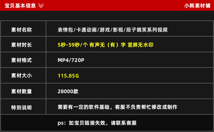 搞笑表情包短视频系列热门素材高清背景爆笑音效包转存剪辑合集插图2