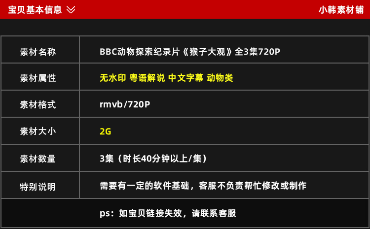 BBC动物探索纪录片猴子大观全3集中视频自媒体解说高清视频素材插图1
