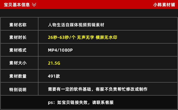 人物视频素材横屏高清无水印工作生活自媒体剪辑MV励志情感短视频插图1