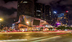 南宁地标建筑夜景短视频素材
