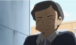 卡通动漫成年人的崩溃无助男人视频素材
