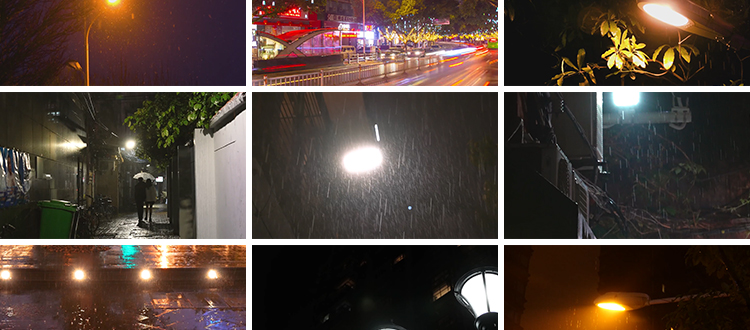 街道路灯夜晚下雨回家情感马路城市街道灯光自媒体短视频剪辑素材插图7
