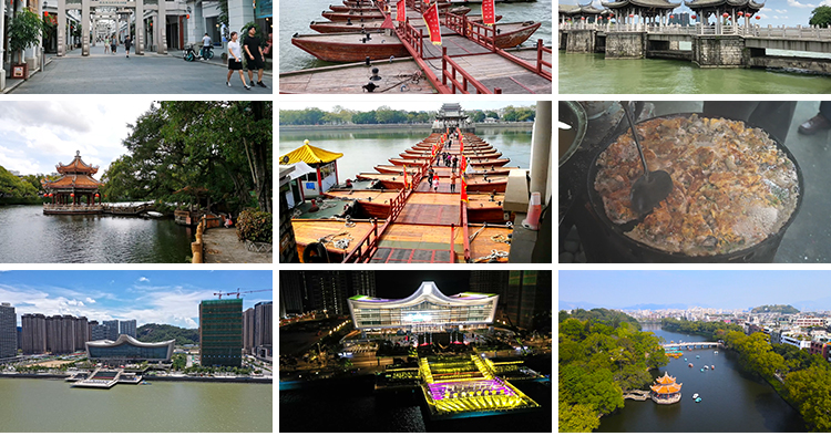 广东潮州广济桥古城建筑牌坊街老城旅游风景点潮汕博览馆视频素材插图7