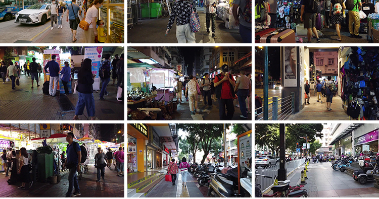 香港城市夜景走拍漫步街道人文白天街景街拍人流车流街头视频素材插图11