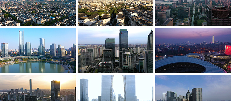 苏州城市建筑园林风景点旅游东方之门航拍延时CBD夜景短视频素材插图7
