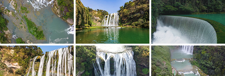 贵州黄果树瀑布旅游自然风景点水流山水高清实拍航拍风光视频素材插图7