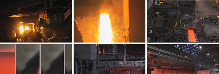 冶炼钢铁厂钢材生产制造融化熔炉铁水锻造铁匠重工业建材视频素材插图5