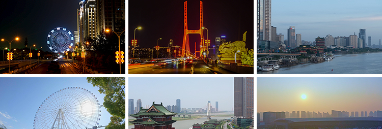 南昌城市建筑CBD航拍延时滕王阁八一广场大桥英雄纪念塔视频素材插图5