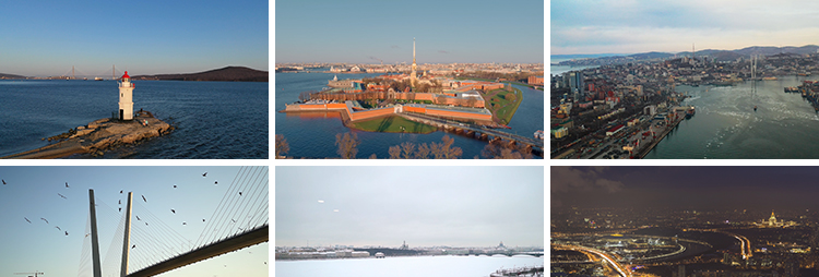俄罗斯莫斯科城市建筑夜景人流地标风景风光旅游航拍高清视频素材插图5