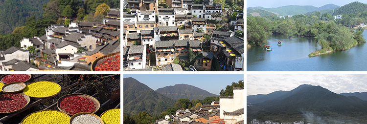 江西婺源篁岭古建筑村落夜景乡村旅游农田古村落航拍风光视频素材插图5