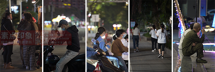 城市夜景夜晚人物情感孤独街景街拍人流治愈系抖音高清短视频素材插图5