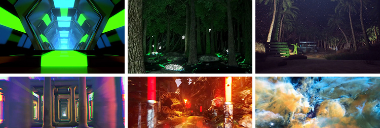 3D动感炫酷穿梭城市隧道过山车酒吧KTV大屏舞台走秀背景视频素材插图5