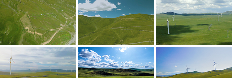 内蒙古呼伦贝尔风光大草原蓝天白云旅游风景高清航拍背景视频素材插图5