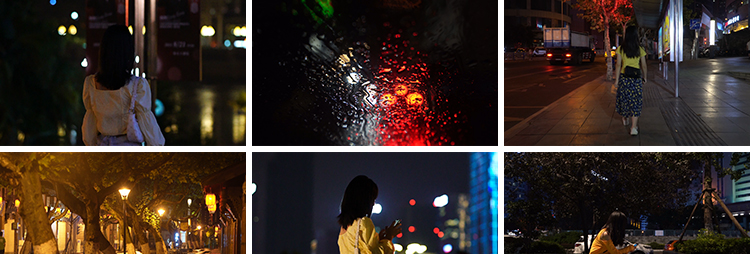 人物情感伤感孤独失落治愈系车流人流城市夜景街头雨夜短视频素材插图5