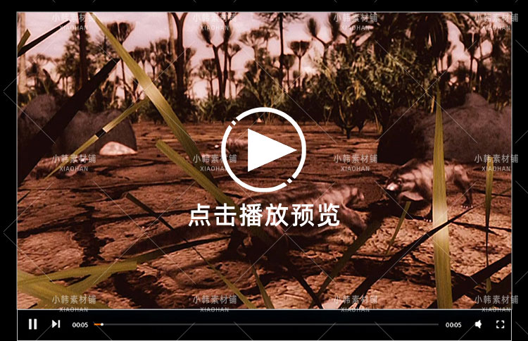 探索频道古生物纪录片动物的末日中视频自媒体解说高清视频素材插图4