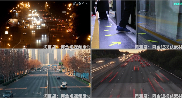 城市上班族早高峰人流车流量快节奏生活忙碌人群地铁短视频素材插图5